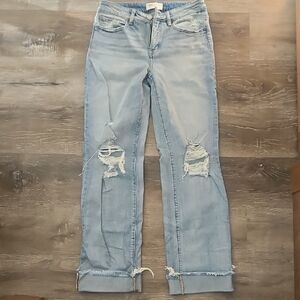 BKE Light Blue Straight Leg Jeans